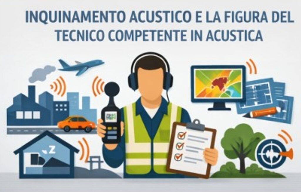 inquinamento acustico tecnico competente in acustica misurazioni rumore