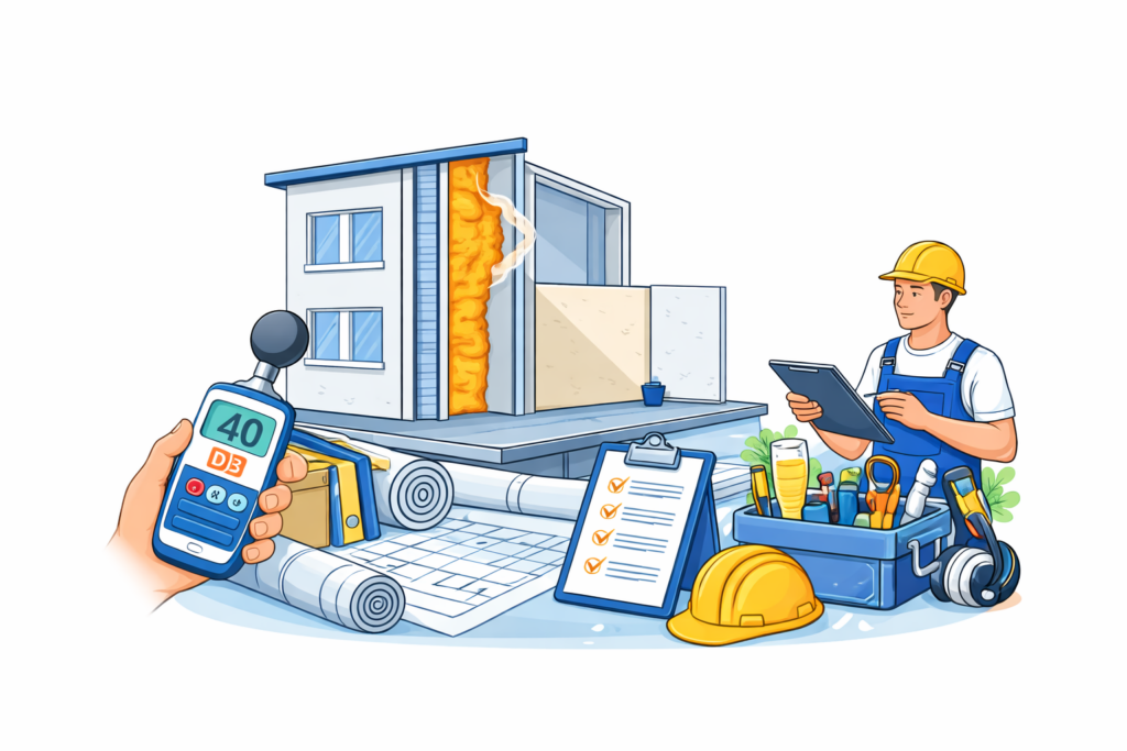 isolamento acustico edifici verifica requisiti acustici e misurazioni fonometriche