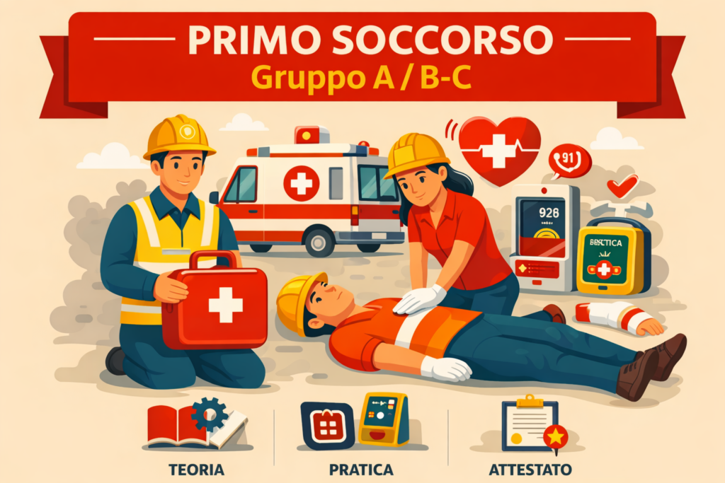 corso primo soccorso sicurezza lavoro formazione addetti primo soccorso d lgs 81 08