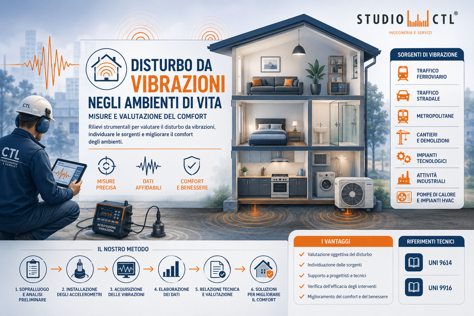 Disturbo da vibrazioni negli ambienti di vita
