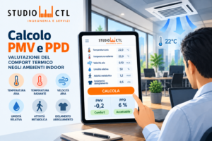 Calcolo PMV e PPD per la valutazione del comfort termico – App Studio CTL