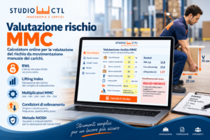Calcolatore online per la valutazione del rischio MMC con metodo NIOSH, RWL e Lifting Index